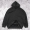 Black pullover custom hoodies manufacturer OEM service