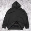Black pullover custom hoodies manufacturer OEM service
