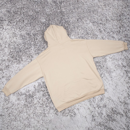 Custom Hoodies Bulk Plain Beige Pullover Hoodie