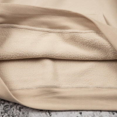 Custom Hoodies Bulk Plain Beige Pullover Hoodie