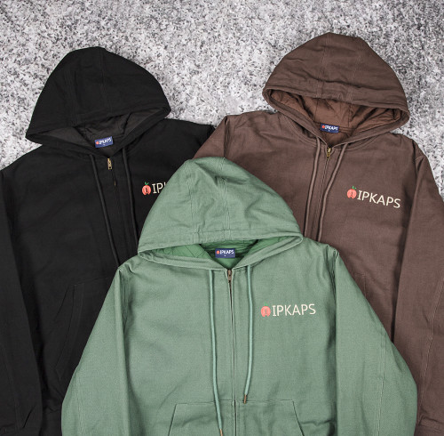 Custom Work Jackets Hooded Canvas Zip Up OEM Manufacturer