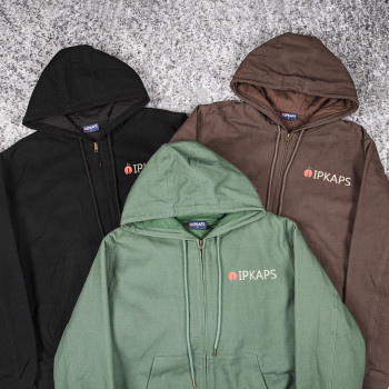 Custom Work Jackets Hooded Canvas Zip Up OEM Manufacturer