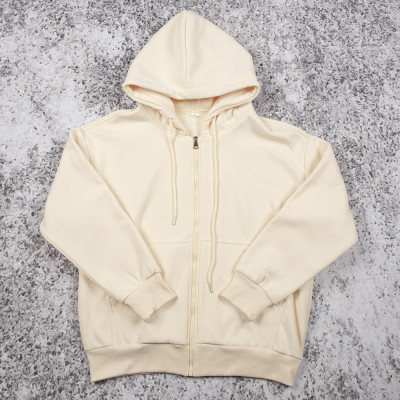 Custom zip up hoodie manufacturer fleece lined style for brands