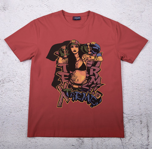 Custom Graphic T Shirts Streetwear Printing Manufacturer for Brands