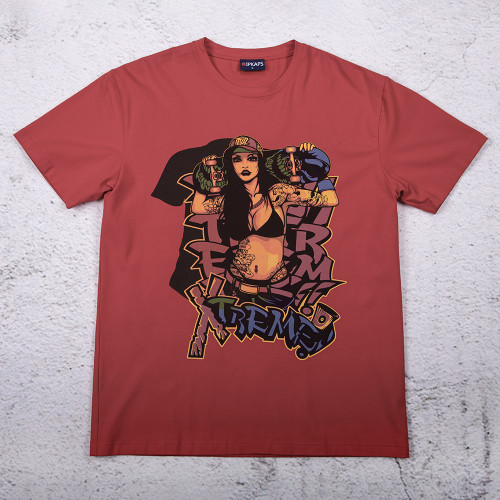 Custom Graphic T Shirts Streetwear Printing Manufacturer for Brands