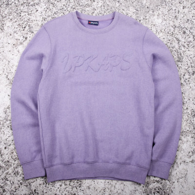 Custom Embossed Logo Crewneck Sweatshirt Manufacturer