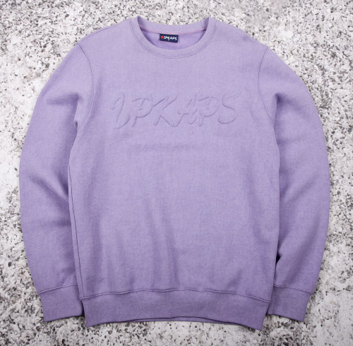 Custom Embossed Logo Crewneck Sweatshirt Manufacturer