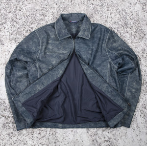 Custom Vintage Leather Work Jacket Manufacturer OEM