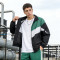 OEM custom track jackets color block windbreaker