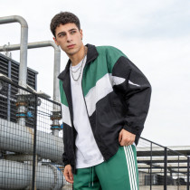 OEM custom track jackets color block windbreaker