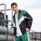 OEM custom track jackets color block windbreaker