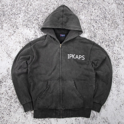 Custom Vintage Zip Up Hoodie Manufacturer Private Label