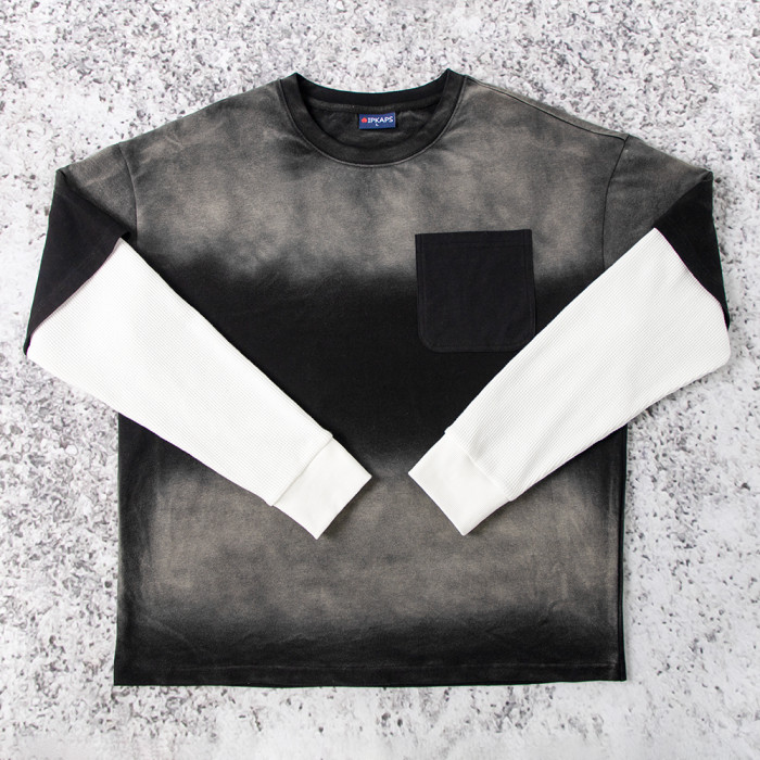 Custom Oversized T-shirt With Faux Layered Sleeves