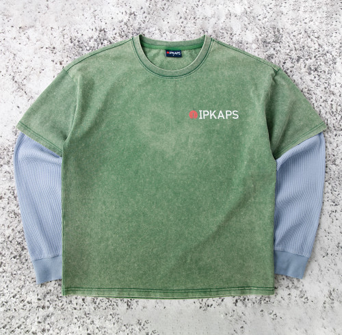 Custom Oversized T-shirts With Layered Sleeve Design