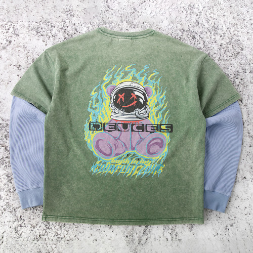 Custom Oversized T-shirts With Layered Sleeve Design