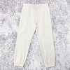 Custom Sweat Pants OEM Fleece Joggers In Oatmeal