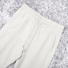 Custom Sweat Pants OEM Fleece Joggers In Oatmeal