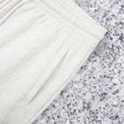 Custom Sweat Pants OEM Fleece Joggers In Oatmeal