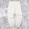 Custom Sweat Pants OEM Fleece Joggers In Oatmeal
