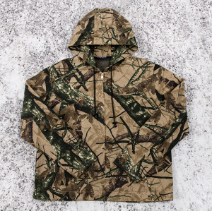 Custom Camo Jacket Hooded Anorak for Private Label