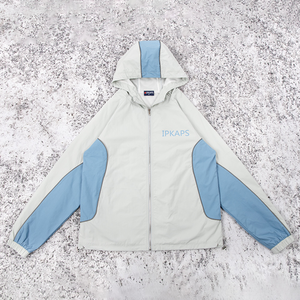 Green retro jacket model display