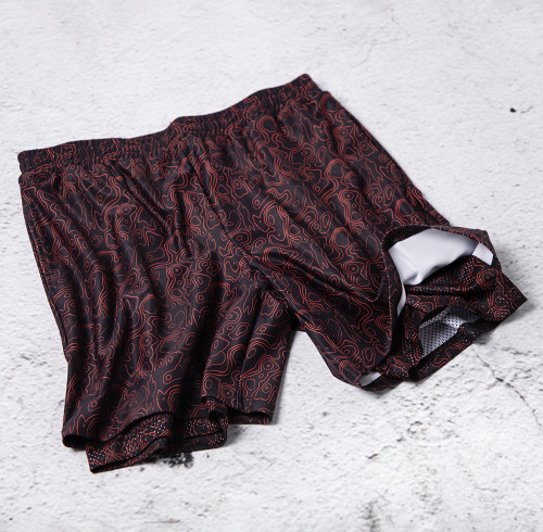 Custom athletic shorts manufacturer with all-over print