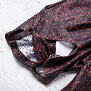 Custom athletic shorts manufacturer with all-over print