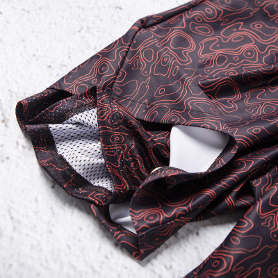 Custom athletic shorts manufacturer with all-over print