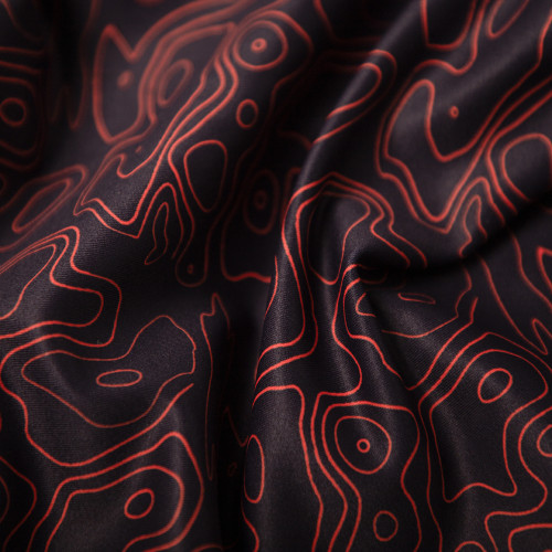 Custom athletic shorts with all-over print