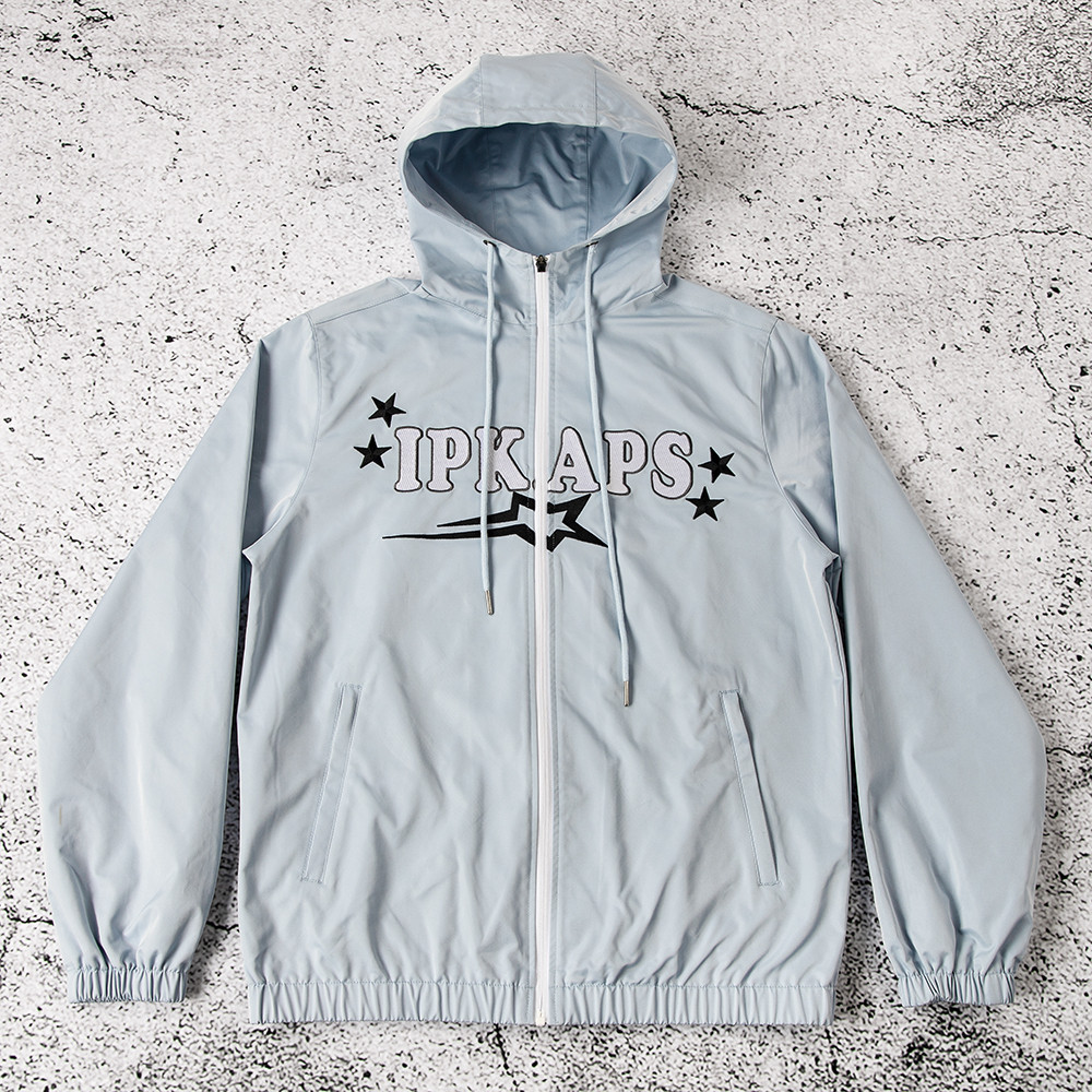 Green retro jacket model display