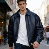 Custom Leather Bomber Jacket Manufacturer for Brands