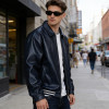 Custom Leather Bomber Jacket Manufacturer for Brands