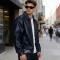 Custom Leather Bomber Jacket Manufacturer for Brands