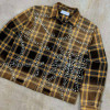 Custom Flannel Jacket with Rhinestones for Private Label Brands