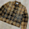 Custom Flannel Jacket with Rhinestones for Private Label Brands