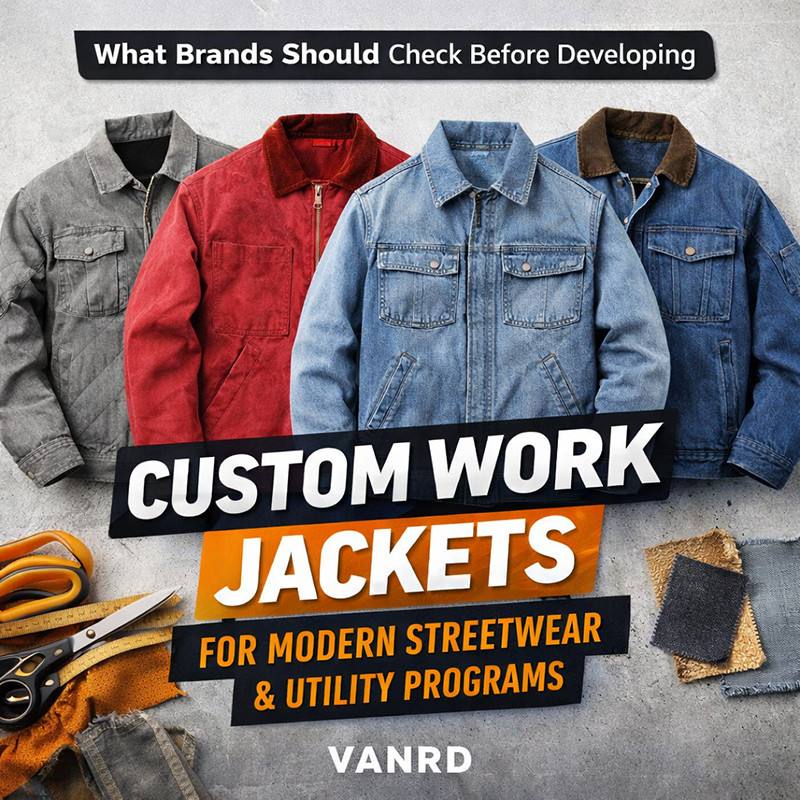 What Brands Should Check Before Developing Custom Work Jackets for Modern Streetwear and Utility Programs