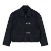 Custom Denim Jacket with Buckle Front, Private Label