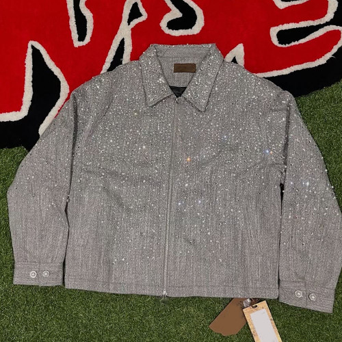 Custom Jacket with Allover Rhinestones, Private Label