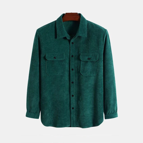 Custom Jacket in Corduroy Overshirt Style, Private Label