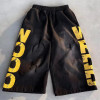 Custom Shorts Manufacturer for Distressed Graphic Streetwear