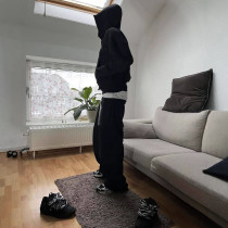 Custom tracksuit set with hooded jacket and pants