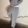 Custom sweat pants with wide leg lounge fit