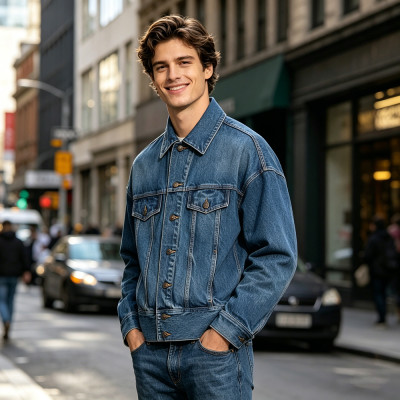 Custom Denim Jacket  for Trucker Styles