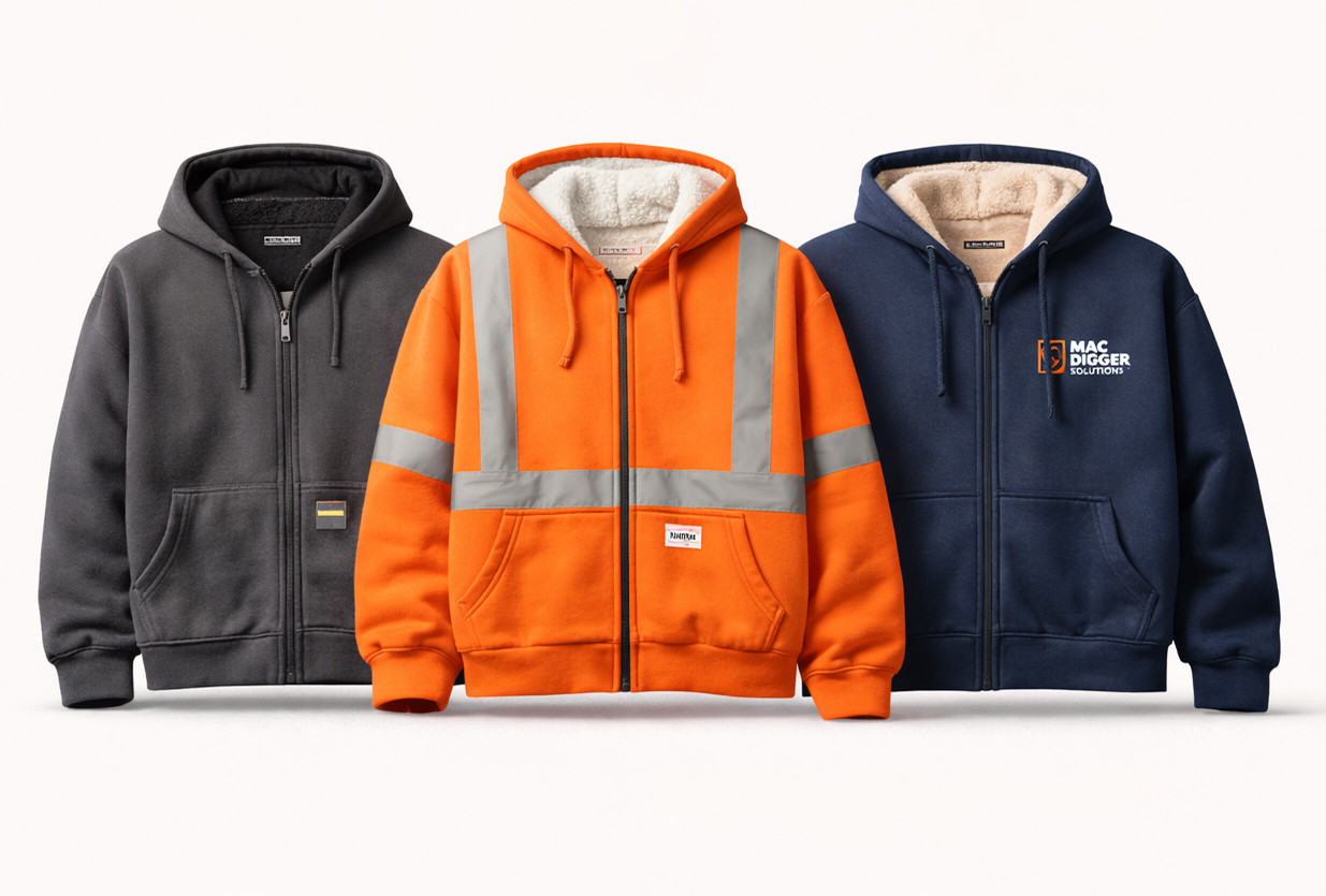 Workwear fleece hoodie development