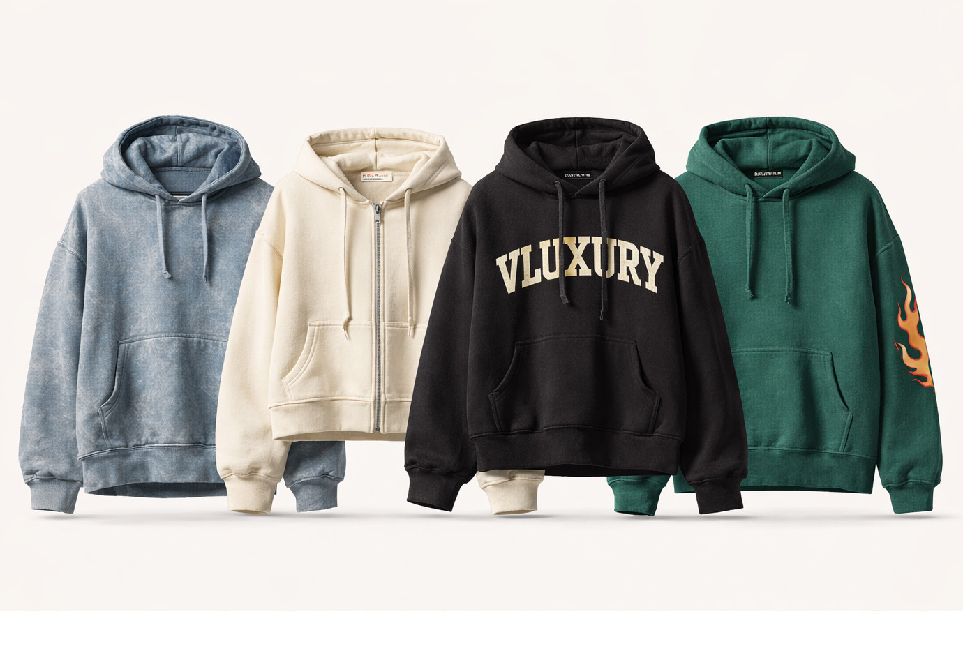 Streetwear hoodie capsule development