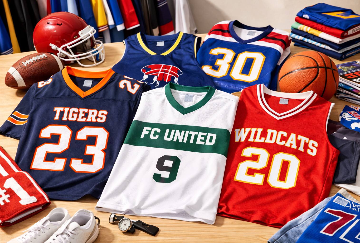 Jersey and teamwear T-shirt program development