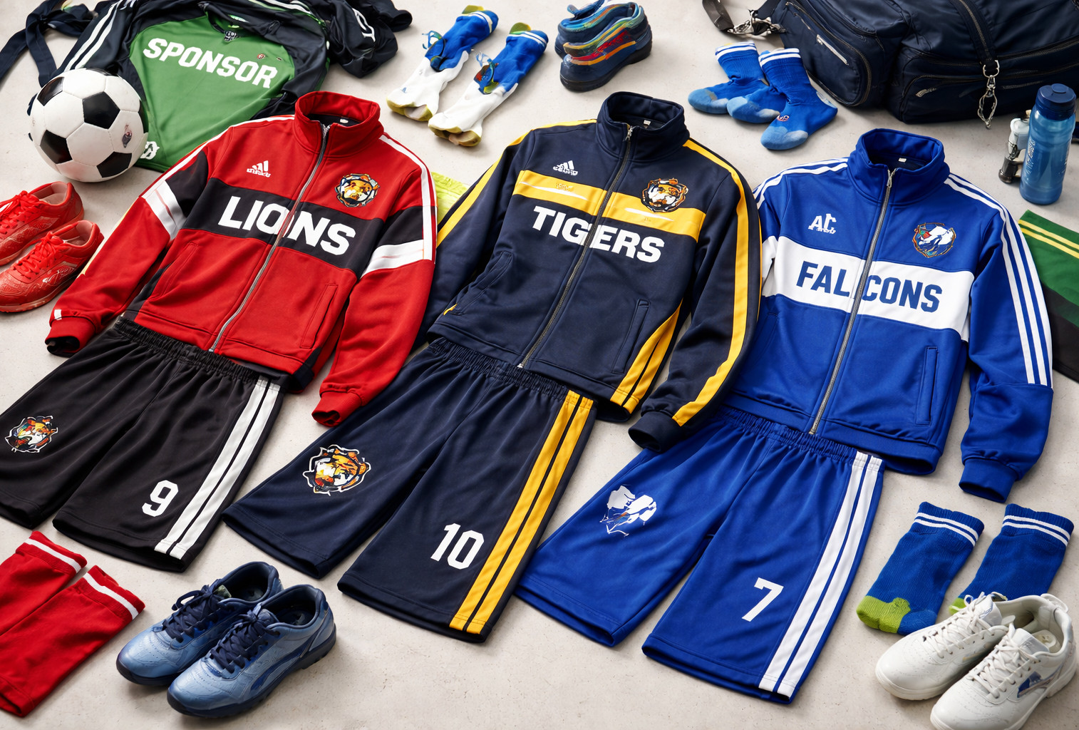 Team and club tracksuit development