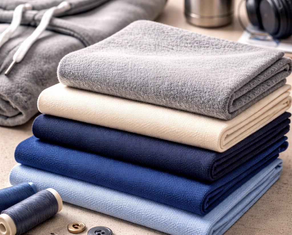 Fleece and French terry fabric for tracksuit sets