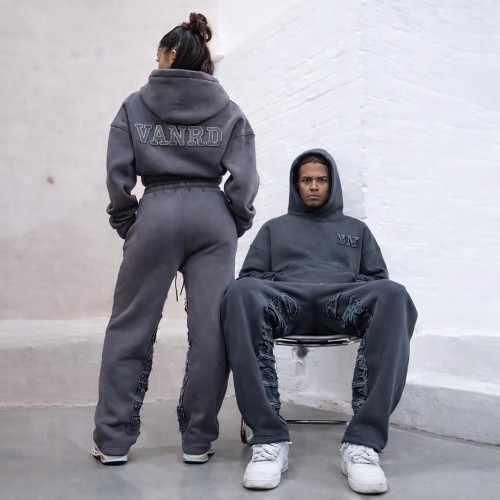 Custom Tracksuit Set with Hoodie and Sweatpants