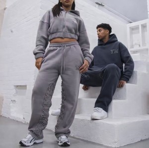 Custom Tracksuit Set with Hoodie and Sweatpants